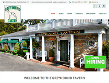 Tablet Screenshot of greyhoundtavern.com